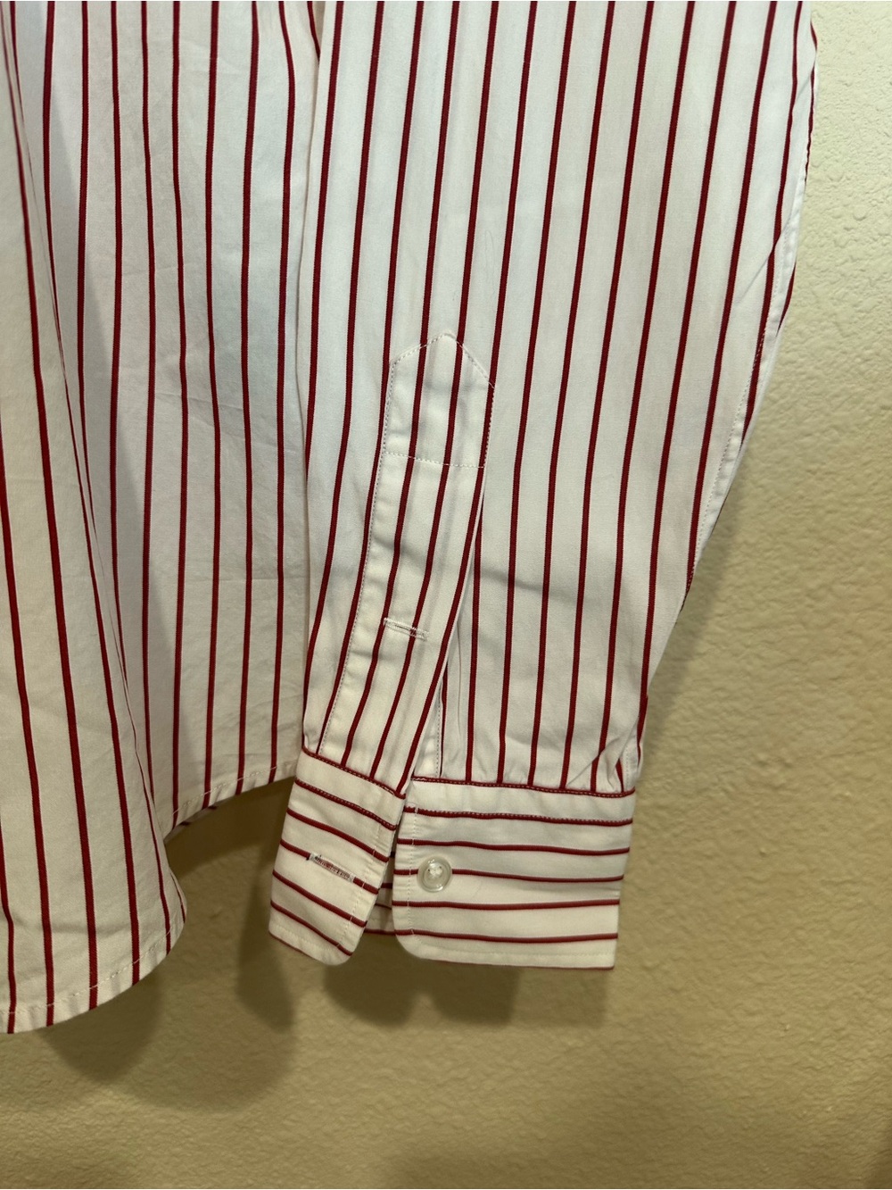Ralph Lauren Women’s Blouse with Red and White Stripes—Size 10 - Picture 4 of 7